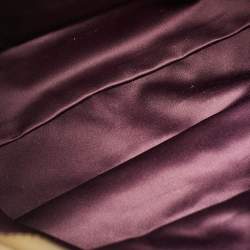 Pre Owned Valentino Multicolor Patent Leather and Satin Rosier Tote