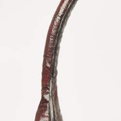 مملوكة مسبقًا Valentino Dark Burgundy Leather Crystals Catch Satchel