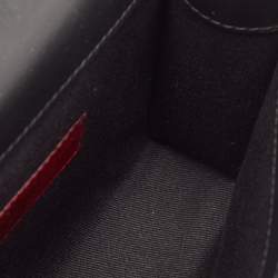 Pre Owned Valentino Black Leather Small Rockstud Flap Crossbody Bag