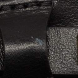 Pre Owned Valentino Black Leather Small Rockstud Flap Crossbody Bag