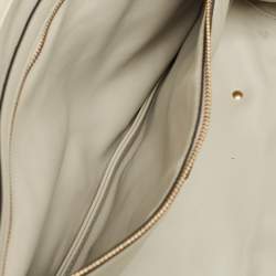 Valentino Off White Leather Roman Stud Shopper Tote