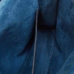 Valentino Blue Leather Rockstud Flap Crossbody Bag