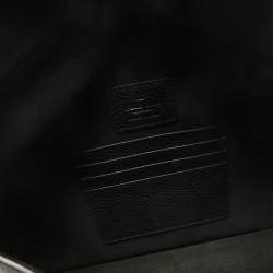 Pre Owned Valentino Black Leather Rockstud Envelope Pouch