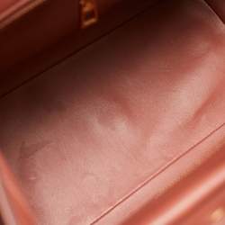 Pre Owned Valentino Brick Red Leather One Stud Tote