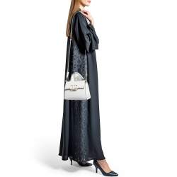 Valentino White Leather Small VSLING Top Handle Bag