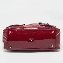 Valentino Red Patent Histoire Framed Bag