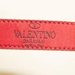 Valentino Multicolor Floral Print Leather Mime Top Handle Bag