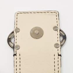 Valentino Cream/Black Leather Catch Hobo