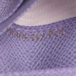 مملوكة مسبقًا Valentino Purple Leather Card Case