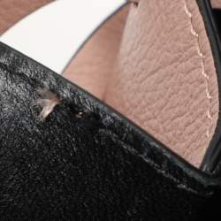 Pre Owned Valentino Rose Cannelle Leather Small VRING Top Handle Bag