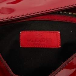 Valentino Red Patent Leather Histoire Satchel