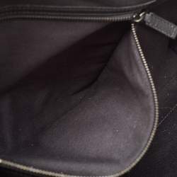 Pre Owned Valentino Black/Ivory Leather Rockstud Shopper Tote