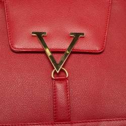 Pre Owned Valentino Red Leather Vintage Satchel