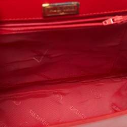 Pre Owned Valentino Red Leather Vintage Satchel