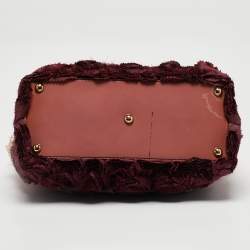 Pre Owned Valentino Multicolor Patent Leather and Satin Rosier Tote