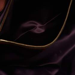 Pre Owned Valentino Multicolor Patent Leather and Satin Rosier Tote