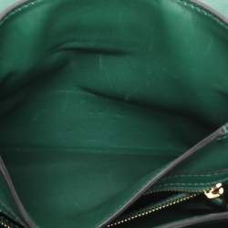 Valentino Green Leather Rockstud Shoulder Bag