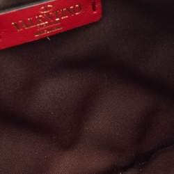 Valentino Metallic Quilted Leather Rockstud Pouch 