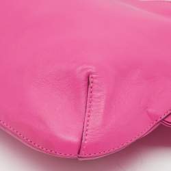Valentino Fuchsia Leather Rouches Atelier 04 Hobo