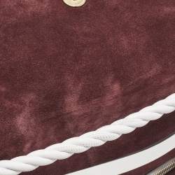 Pre Owned Valentino White Leather Fringe Tassel Flap Shoulder Bag