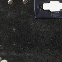 Valentino Black Leather Micro Rockstud Spike Crossbody Bag