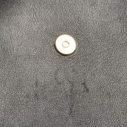 Pre Owned Valentino Black Leather VLogo Crossbody Bag