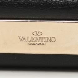 Pre Owned Valentino Black Leather Va Va Voom Shoulder Bag