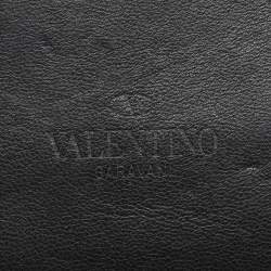 Pre Owned Valentino Black Leather Va Va Voom Shoulder Bag