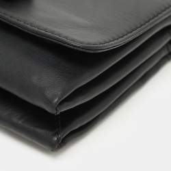 Pre Owned Valentino Black Leather Va Va Voom Shoulder Bag