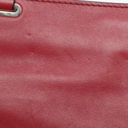 Valentino Red Leather Medium Rockstud Trapeze Tote