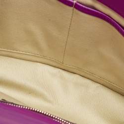 Pre Owned Valentino Pink Leather Medium Glam Lock Chain Shoulder Bag