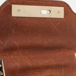 Valentino Brown Leather Shoulder Bag