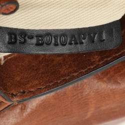 Valentino Brown Leather Shoulder Bag