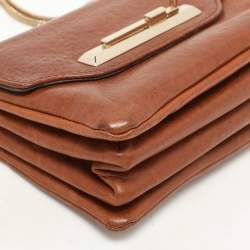 Valentino Brown Leather Shoulder Bag