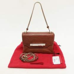 Valentino Brown Leather Shoulder Bag
