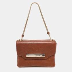 Valentino Brown Leather Shoulder Bag