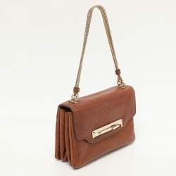 Valentino Brown Leather Shoulder Bag
