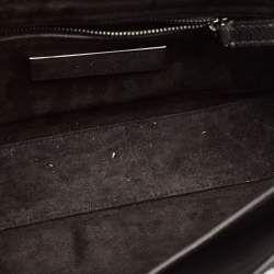 Valentino Black Leather Medium Star Crystal Rolling Rockstud Shoulder Bag
