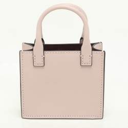Valentino Garavani Blush Pink Leather Mini VLogo Walk Pouch