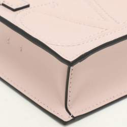 Valentino Garavani Blush Pink Leather Mini VLogo Walk Pouch