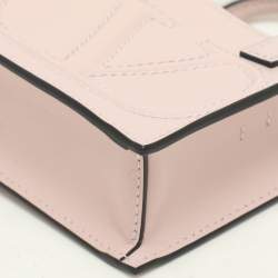 Valentino Garavani Blush Pink Leather Mini VLogo Walk Pouch