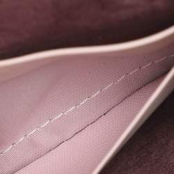 Valentino Garavani Blush Pink Leather Mini VLogo Walk Pouch