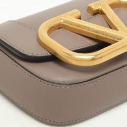 Valentino Beige Leather Mini Supervee Belt Bag