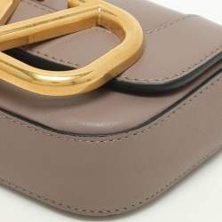 Valentino Beige Leather Mini Supervee Belt Bag