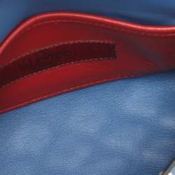 Pre Owned Valentino Blue Leather Rockstud Spike Belt Bags
