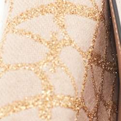 Pre Owned Valentino Dusty Pink Iconographe Canvas Loco Flap Bag