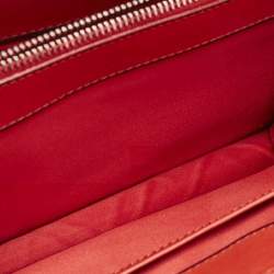 Valentino Red Leather Bow Flap Shoulder Bag