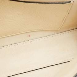 Valentino Off White Leather Rockstud Flap Shoulder Bag