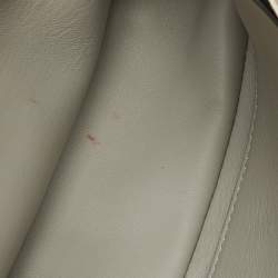 Valentino Off White Leather Medium Roman Stud Top Handle Bag