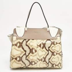 Valentino Multicolor Python and Leather Aphrodite Bow Bag
